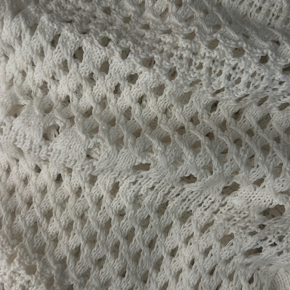 SOLID & STRIPED White Crochet Pants S - Picture 4 of 10